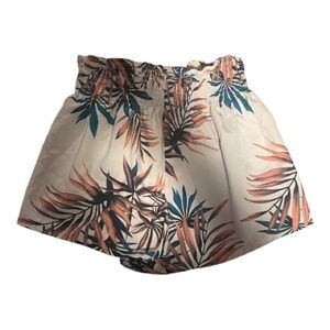 Tropical Print Women's Shorts Sz S